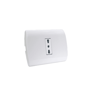 ENCHUFE SIMPLE EMBUTIDO 10 AMPERES BLANCO ARIS MEC