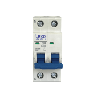 INTERRUPTOR AUTOMÁTICO 6KA, C, 1P+N, 20A LEXO