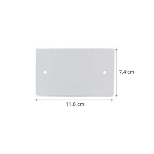 TAPA PVC CIEGA 116 X 74 MM