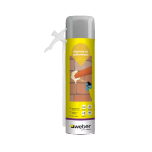SILICONA ESPUMA EXPANSIVA POLIURETANO 750 ML - AMARILLO CLARO