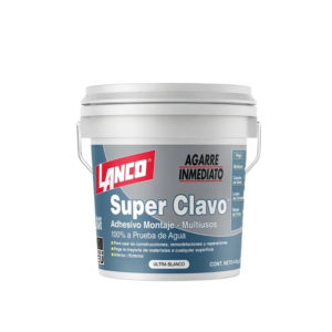 SILICONA ADHESIVO DE MONTAJE SUPER CLAVO 1 GALON - BLANCO
