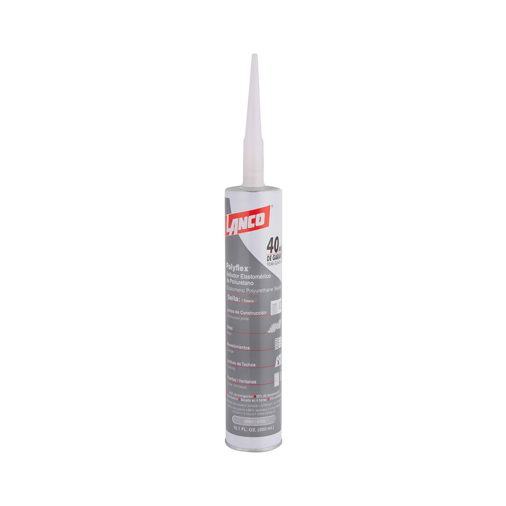 SILICONA SELLADOR POLIURETANO POLYFLEX 300 ML - GRIS