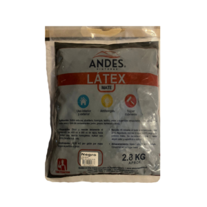 LATEX BOLSA NEGRO (2,8KG ) ANDES