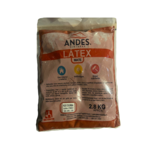 LATEX BOLSA ROJO COLONIAL (2,8KG ) ANDES