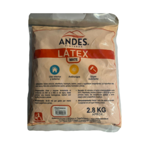LATEX BOLSA DAMASCO (2,8KG ) ANDES